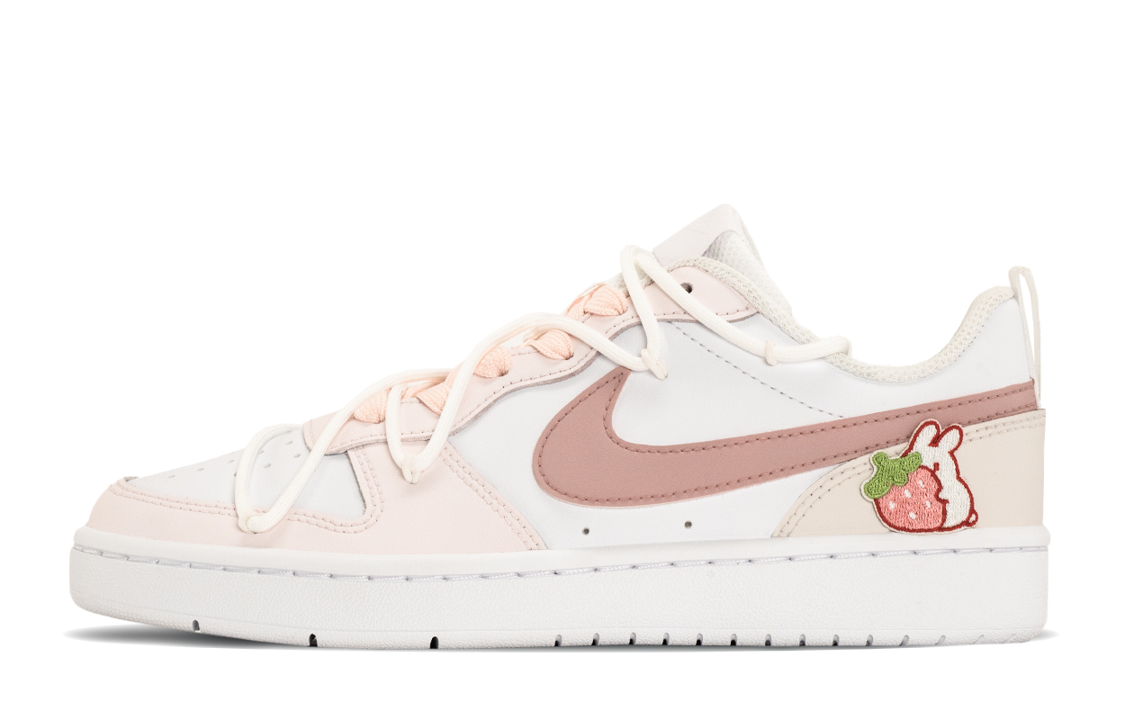 

Детские скейтерские кроссовки Court Borough для младших школьников Nike, розовый/бежевый