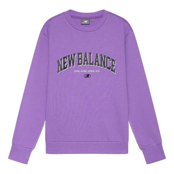 

Толстовка New Balance Unisex Logo Printing Round-neck Sweatshirt Purple, фиолетовый