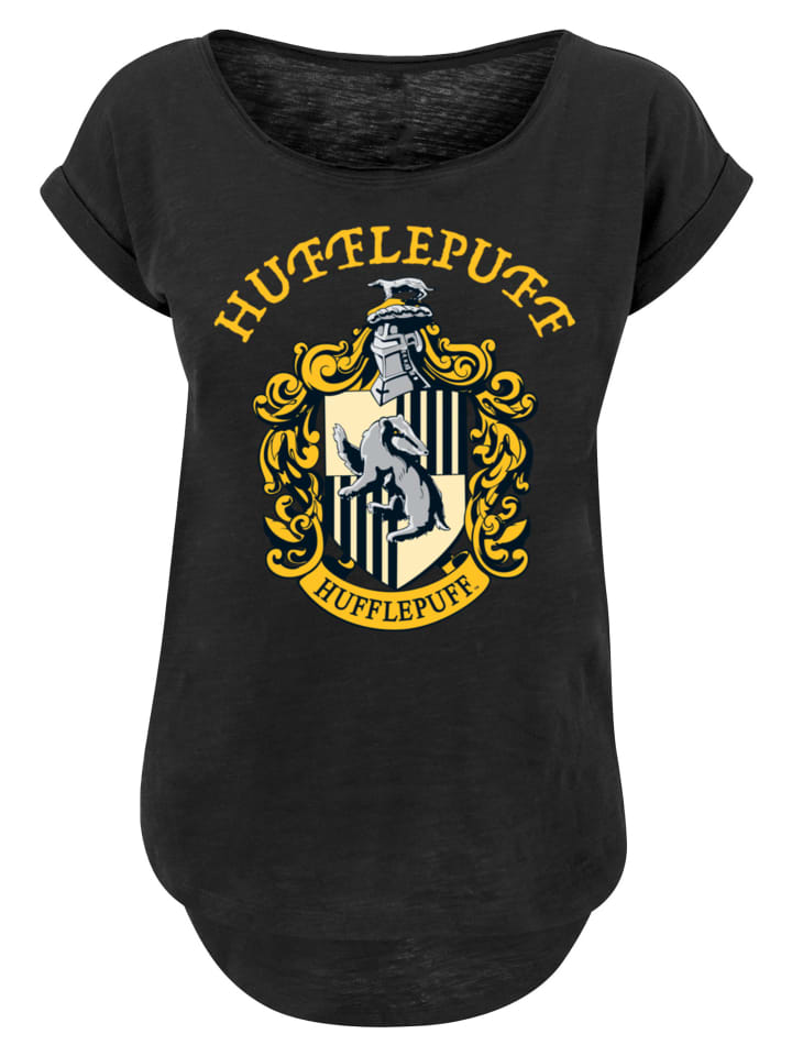 

Длинная футболка с гербом Гарри Поттера Хаффлпаффа черного цвета F4NT4STIC, Черный, Длинная футболка с гербом Гарри Поттера Хаффлпаффа черного цвета F4NT4STIC