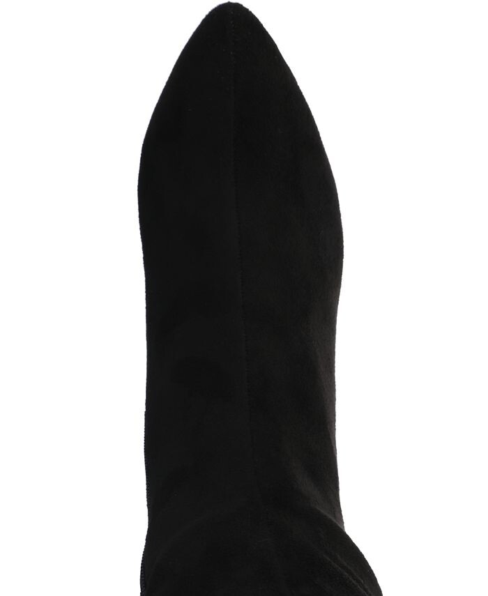 Женские сапоги Ameylia Tru Comfort из пенопласта на широком каблуке с острым носком и обтянутом блочным каблуком Journee Collection, черный — фото 4