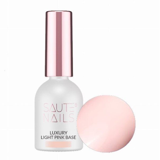

SAUTE NAILS Гибридная база для ногтей Luxury LIGHT PINK BASE - 8 мл