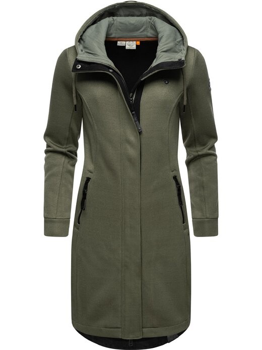 

Короткое пальто letti long bonded Ragwear, зеленый