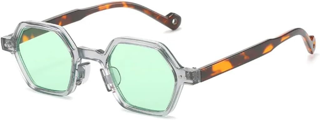 

Солнцезащитные очки для мужчин и женщин - защита UV400 - прозрачные линзы Ocean Lens Rivets с градиентным покрытием для занятий спортом на открытом воздухе и вождения DSVIGF, Grey Green