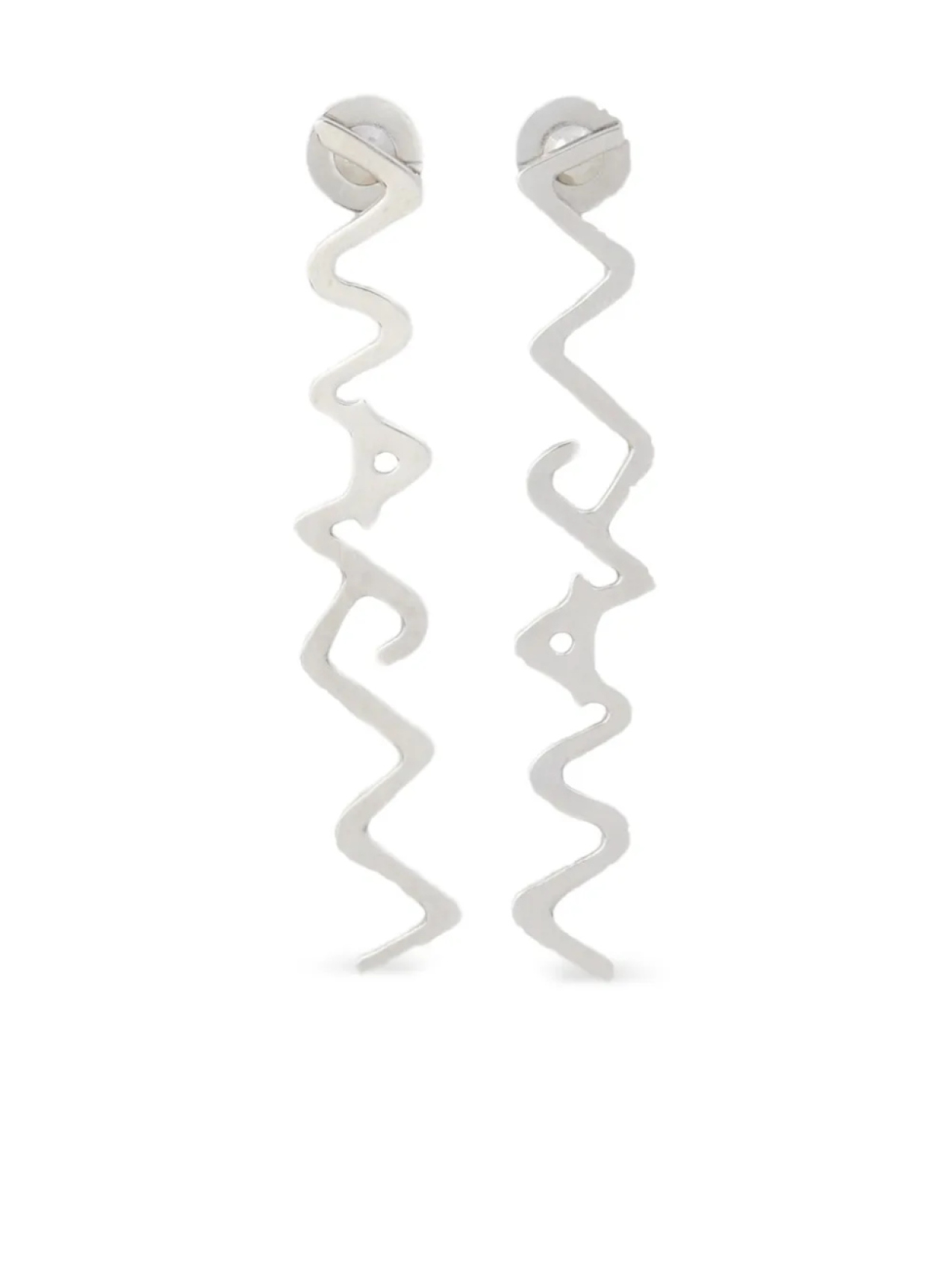 

Серьги с логотипом Marni, серебряный