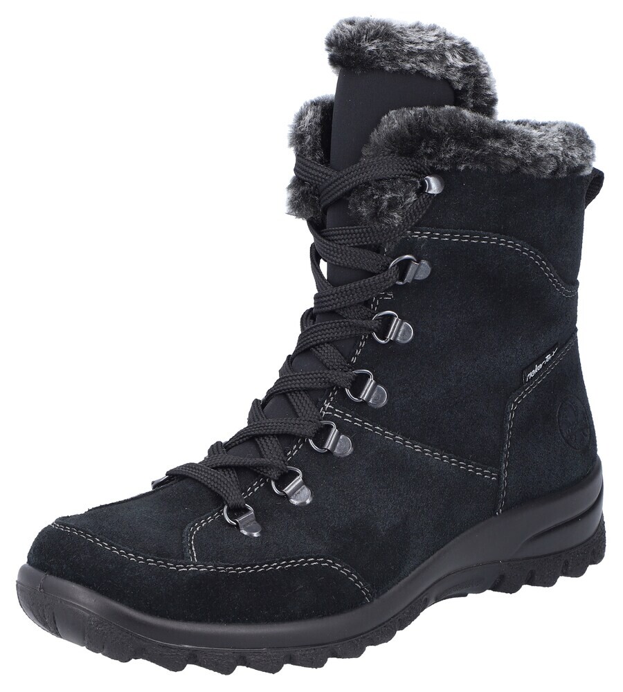 Ботильоны на шнуровке Rieker Lace-Up Ankle Boots, черный