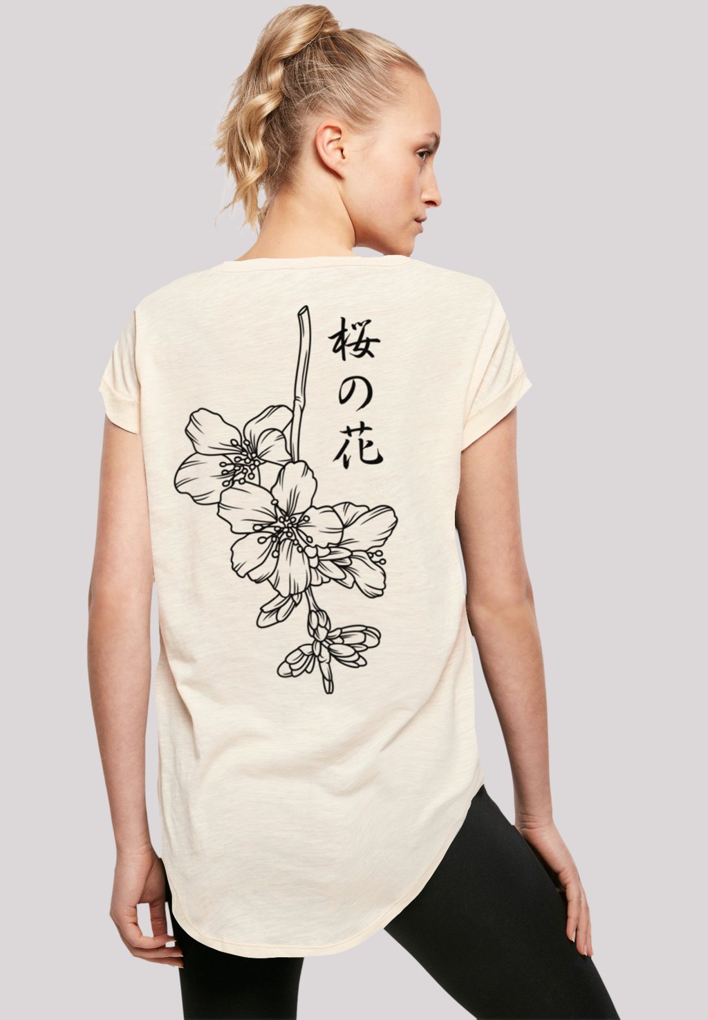 

Футболка с принтом JAPAN FLOWER F4NT4STIC, песочный