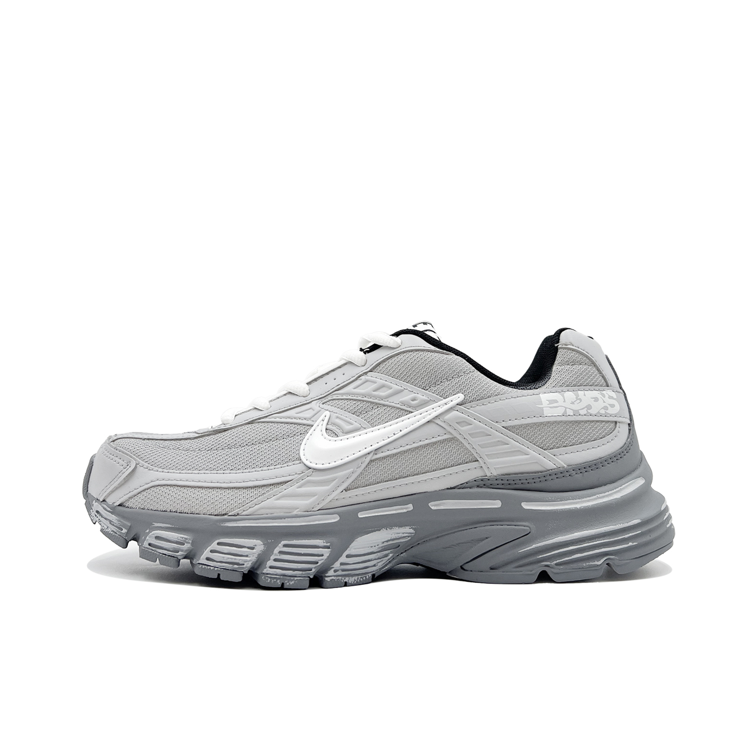 

Nike Initiator Cushioning, износостойкие низкие повседневные кроссовки для бега Unisex белый серый