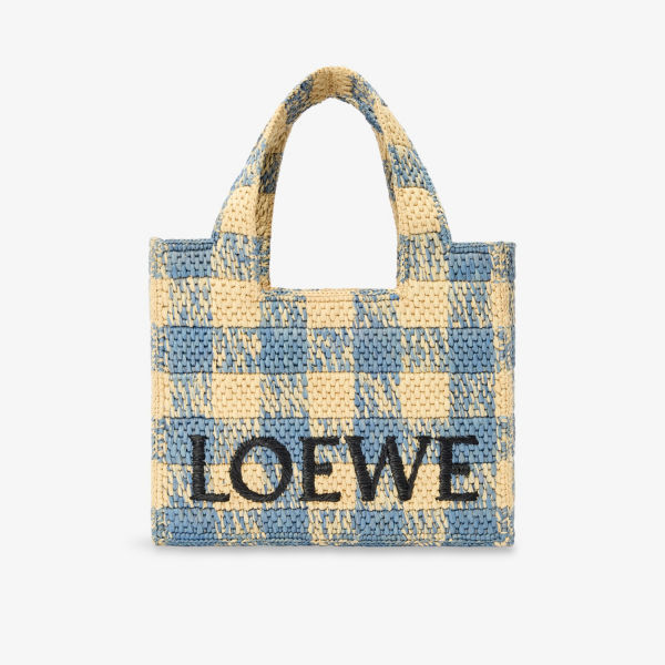 

Сумка-тоут плетеная Loewe x Paula's Ibiza Font Small Loewe, мультиколор