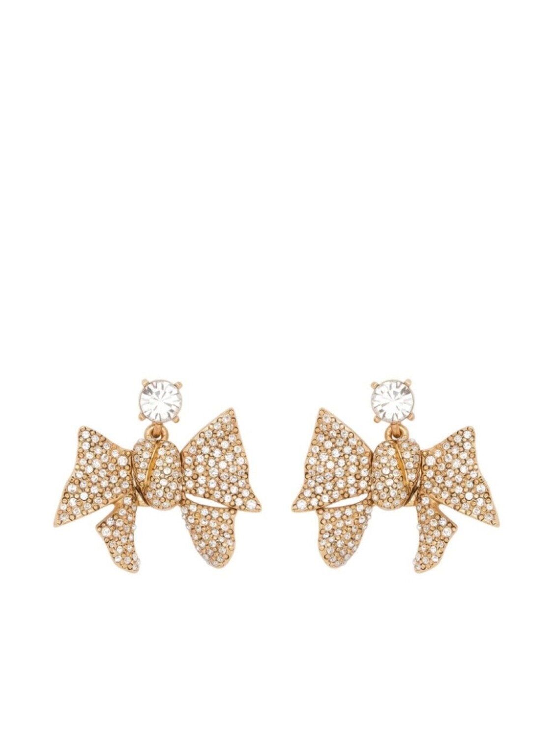 

Серьги с кристаллами Oscar de la Renta, золотой
