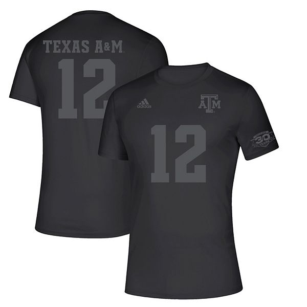 

Футболка adidas Unisex black texas a&m aggies soccer 30th anniversary Unbranded