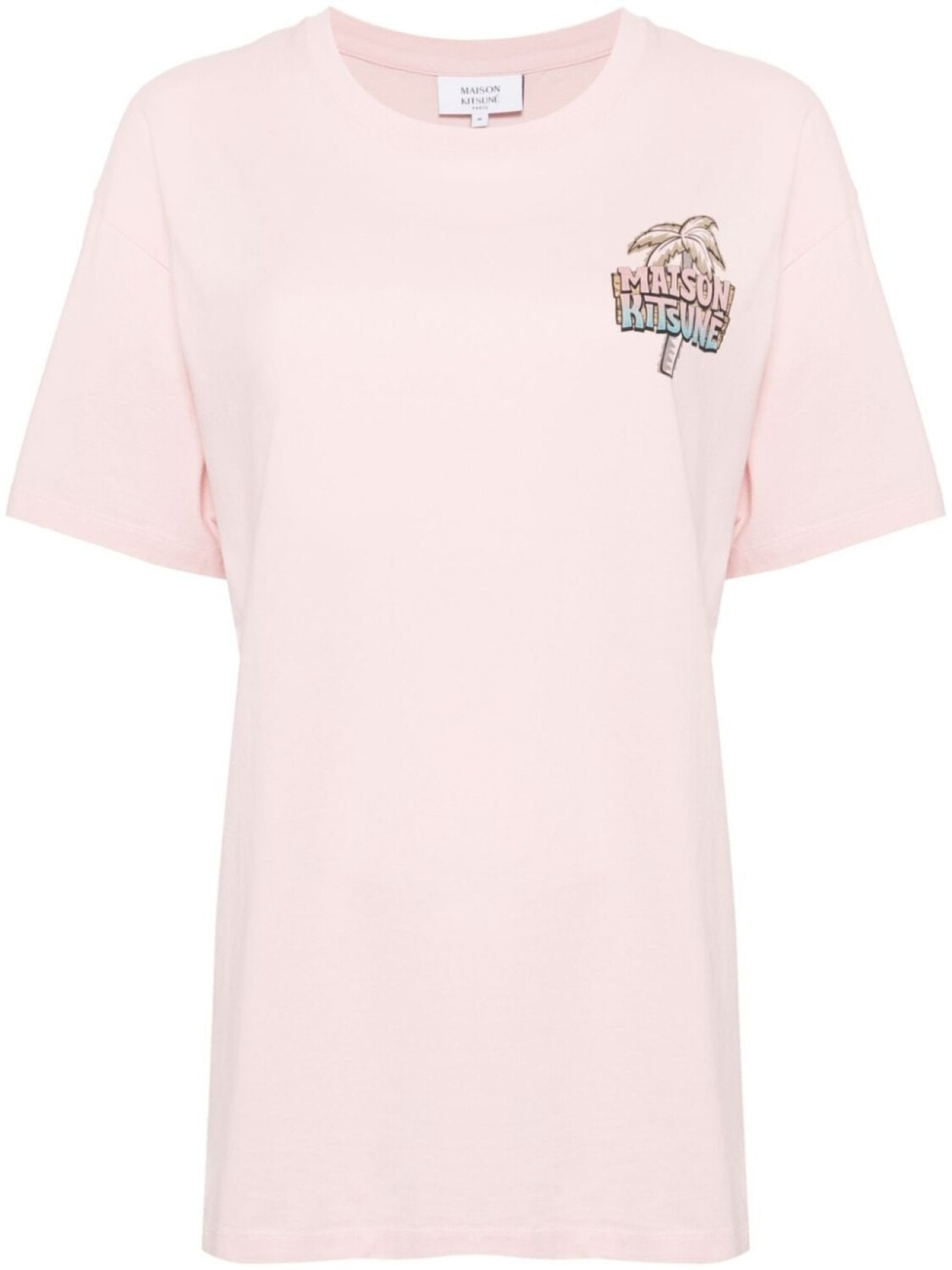 

Maison Kitsuné футболка с короткими рукавами, розовый