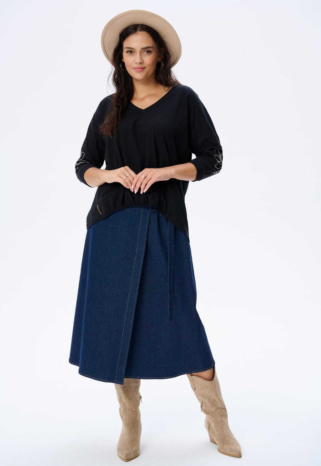 

Туника TROPIC blue shadow, черный