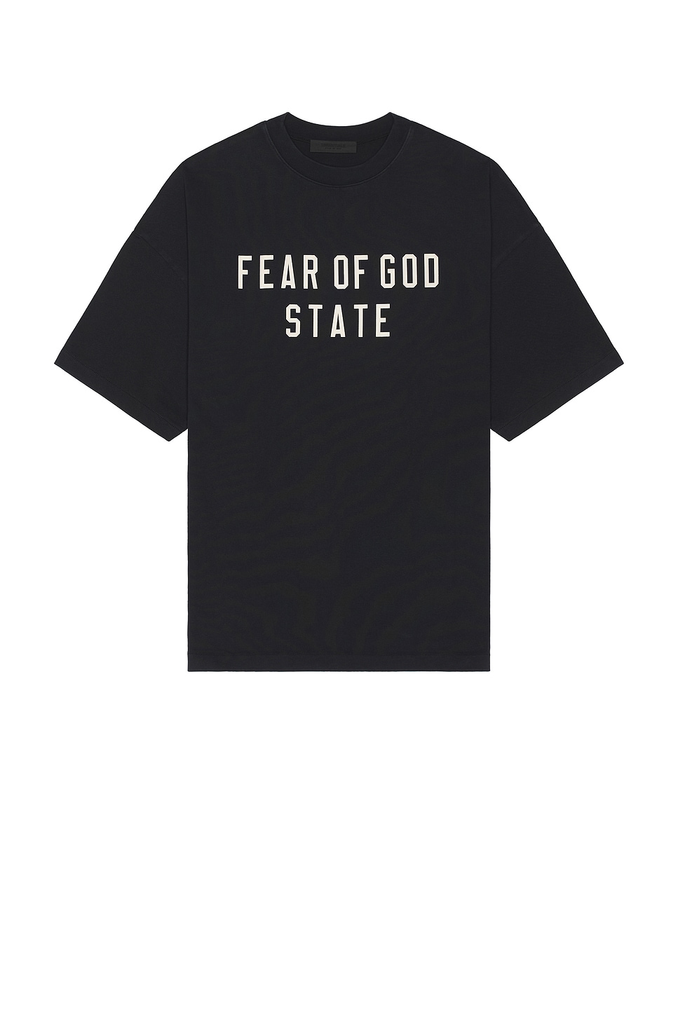 

Тяжелая футболка с круглым вырезом Fear Of God Essentials, черный