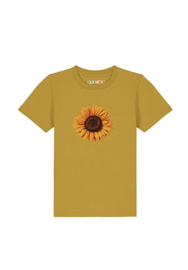 Футболка с принтом sonnenblume Watapparel, Ochre