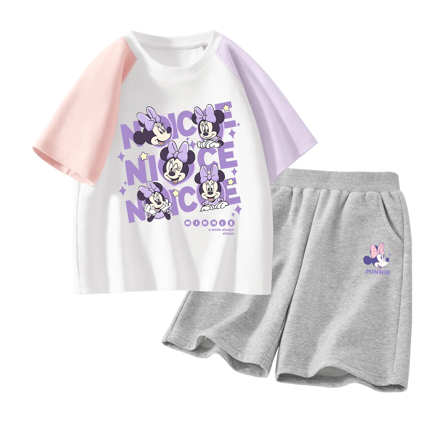 Детский спортивный костюм Disney Casual Sportswear 2 Piece Set Dior K Pink Purple — фото 3