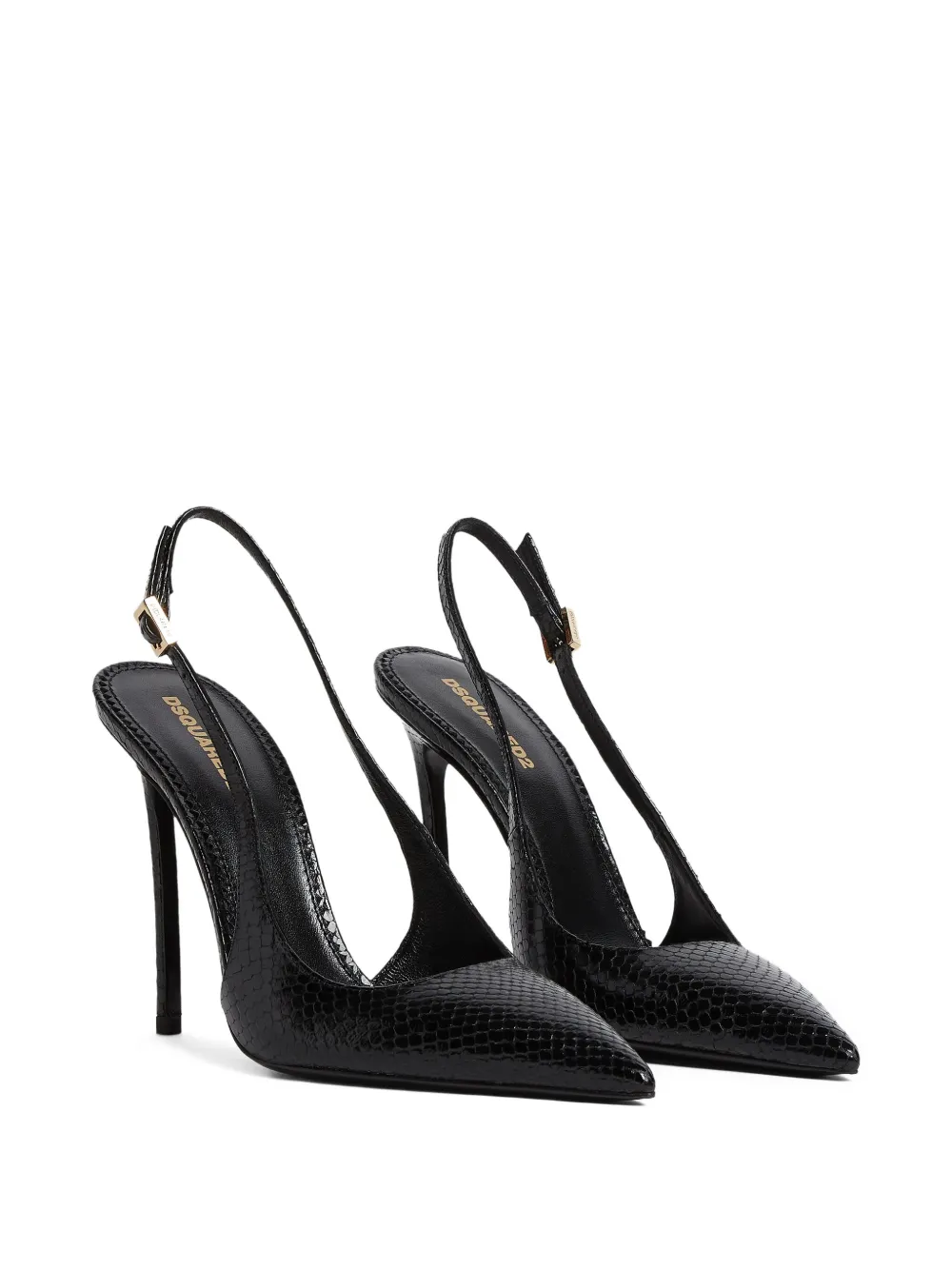 Туфли Evening с ремешком на пятке DSQUARED2, черный