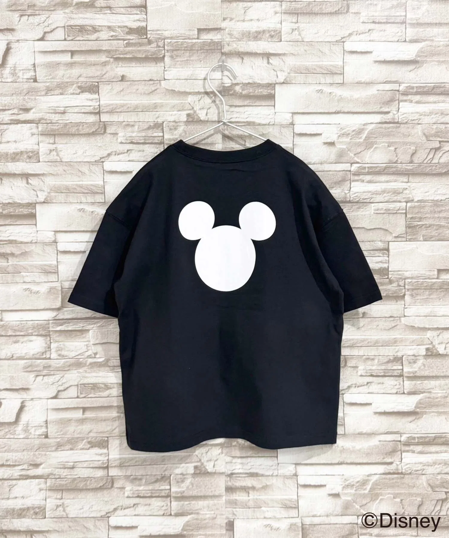 Детская футболка Mickey Mouse оверсайз Disney чёрная