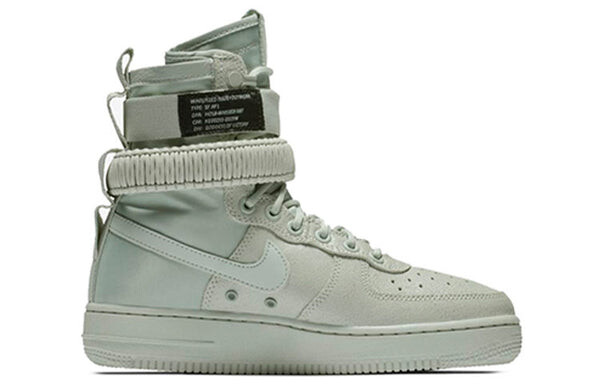 Кроссовки sf air force 1 высокие Nike, зеленый — фото 2