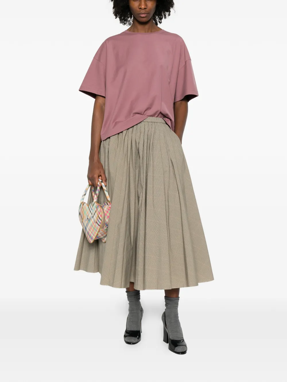 Футболка с графичным принтом Vivienne Westwood, розовый — фото 3