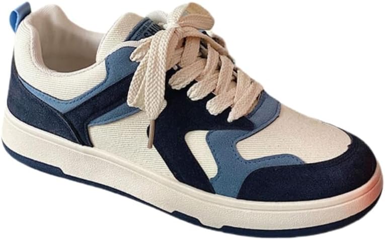 

Мужские стильные и дышащие кроссовки FmShi в студенческом стиле - мягкая и приятная для кожи внутренняя отделка. Легкая спортивная обувь. Подходят для повседневного использования и активного отдыха на улице. Повседневные, белый/синий