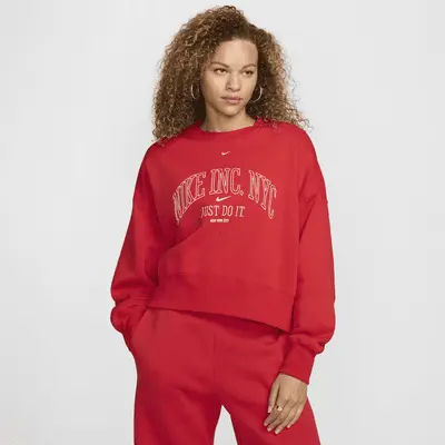 

Толстовка Nike Sportswear Phoenix Fleece, красный