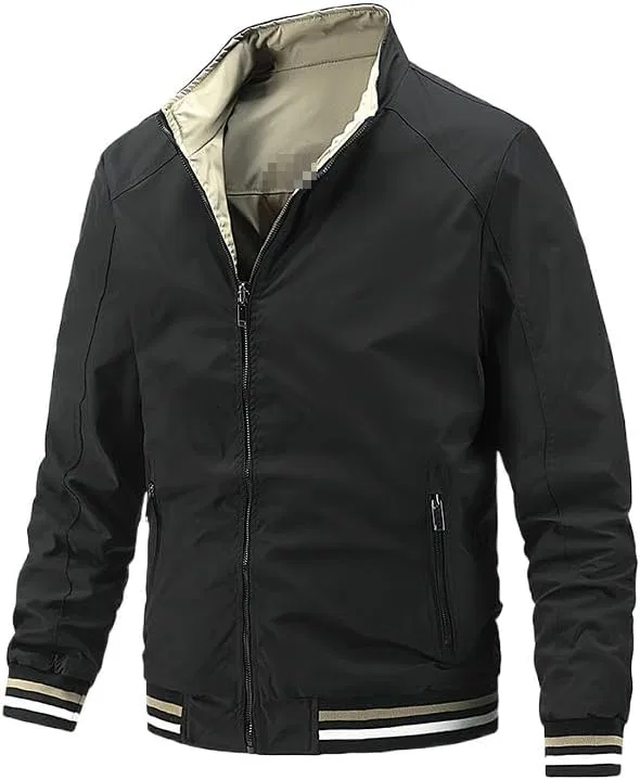 Мужская модная куртка весна/осень, повседневная куртка, пальто-карго, куртка-бомбер, новая мужская куртка на молнии, верхняя мужская куртка