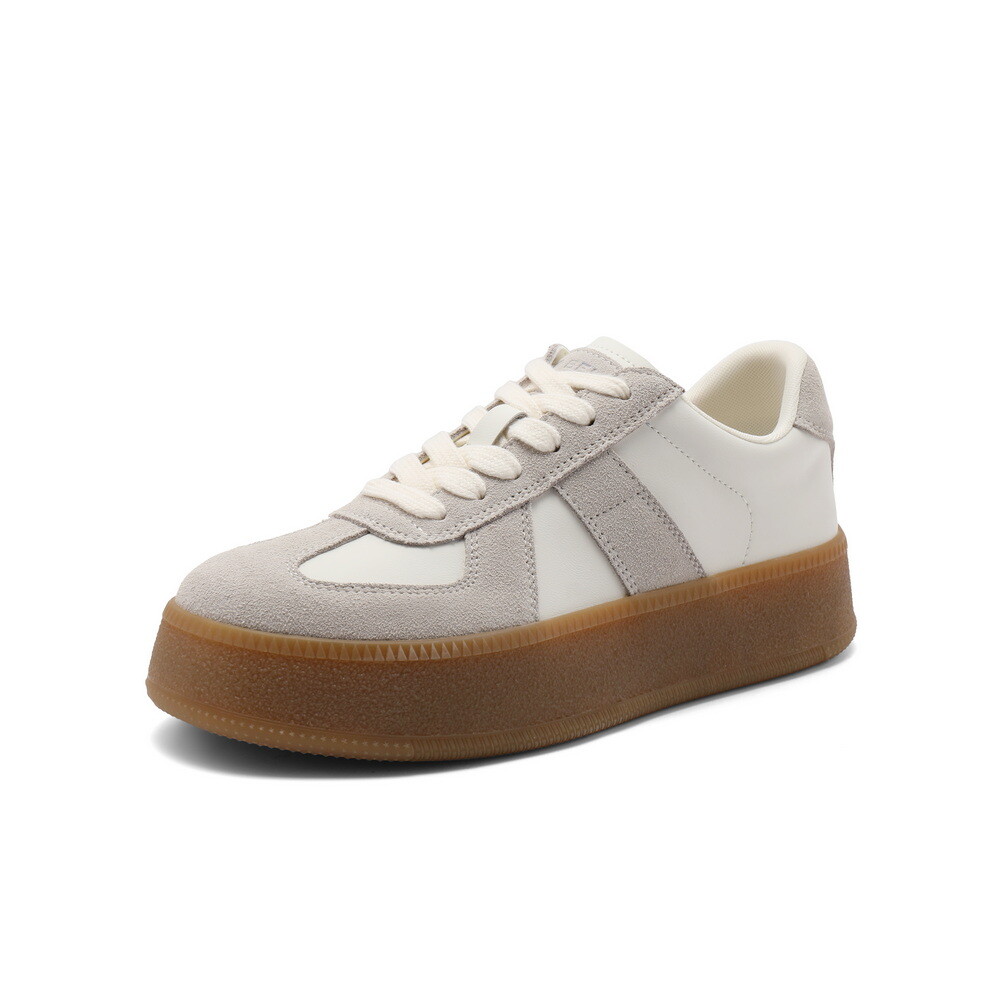 Кеды BELLE Skateboard Shoes Women's Low-Top, серебряный — фото 2