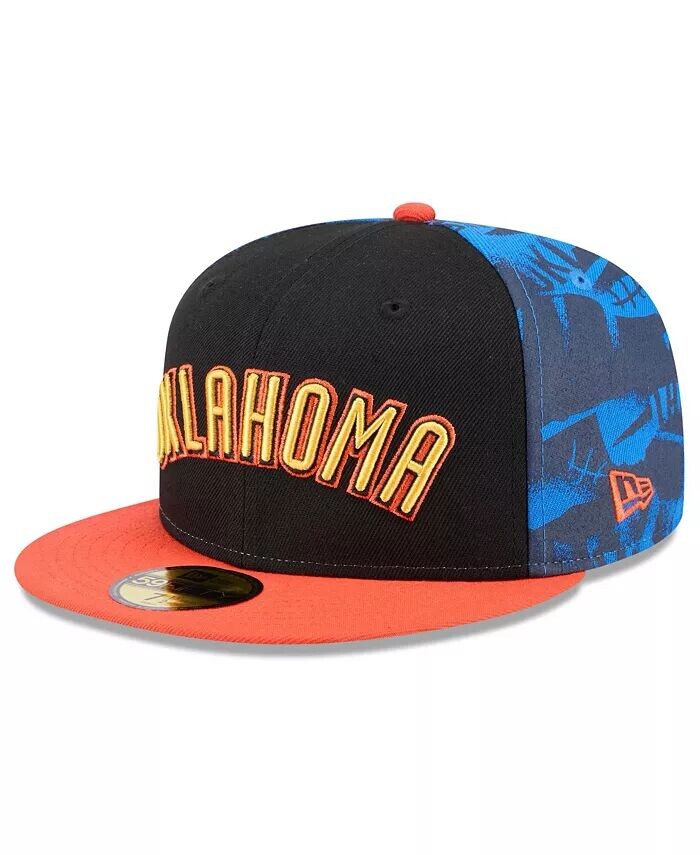 

Мужская черная кепка Oklahoma City Thunder 2024/25 City Edition 59FIFTY Fitted New Era