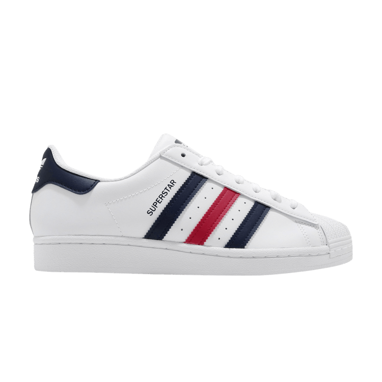 

Кроссовки adidas Superstar 'White Scarlet', белый