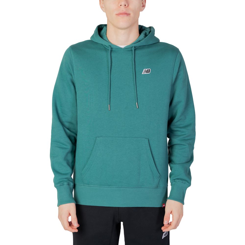 

Зеленый хлопковый свитер New Balance