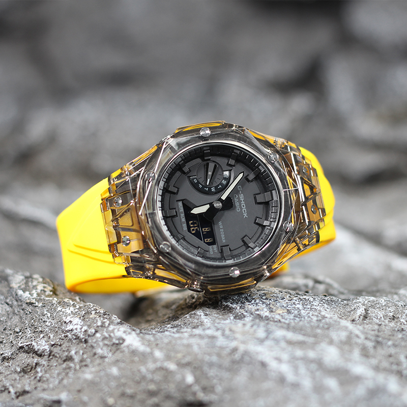 

Часы Casio G-Shock Analog-Digital 2100 Series, арт. GA-2100-1A1, красный/прозрачно-черный, Прозрачный, Часы Casio G-Shock Analog-Digital 2100 Series, арт. GA-2100-1A1, красный/прозрачно-черный