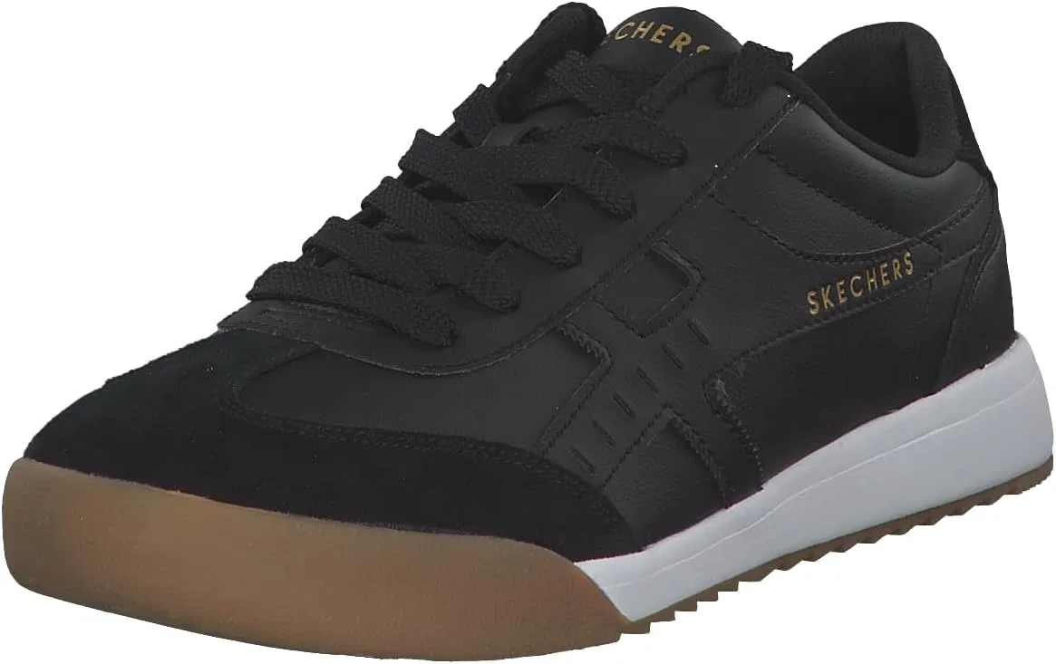 Кроссовки Skechers Herren Zinger 2.0 Manzanilla Totales, Black Duraleather Suede