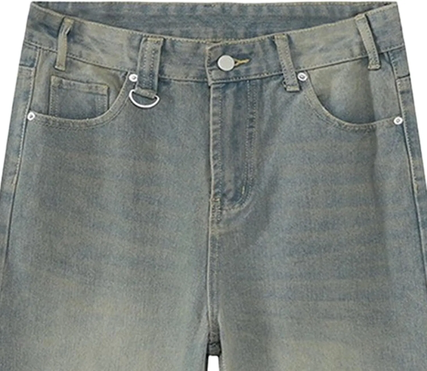 Джинсы свободные High Street, Light Grey 11 — фото 4