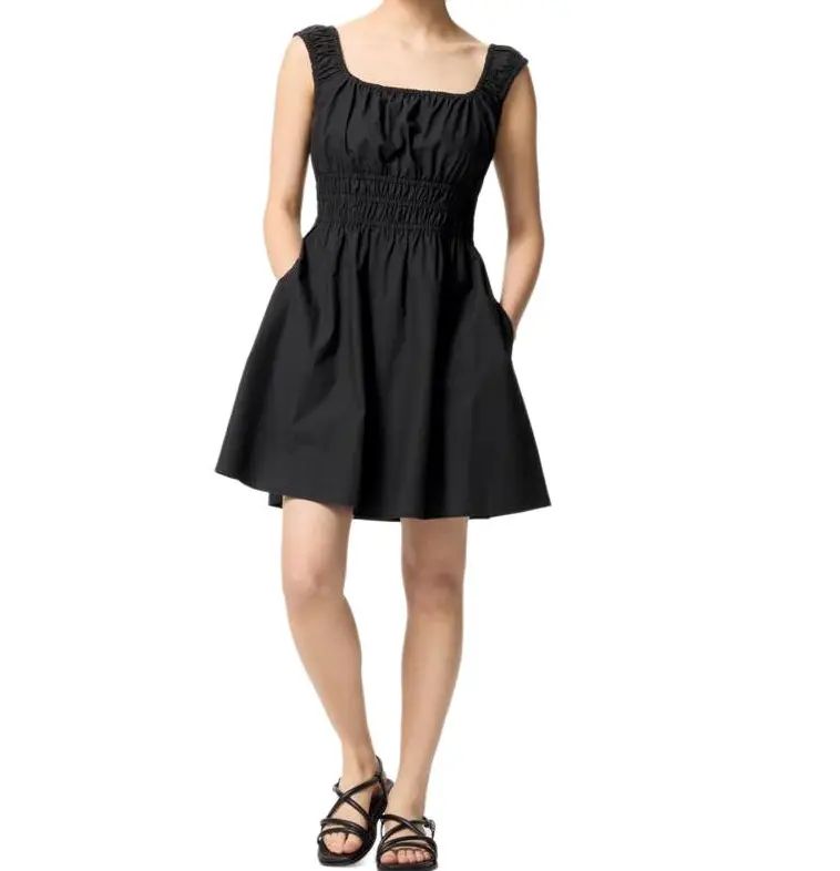 

Женское платье без рукавов UNIQLO, черный