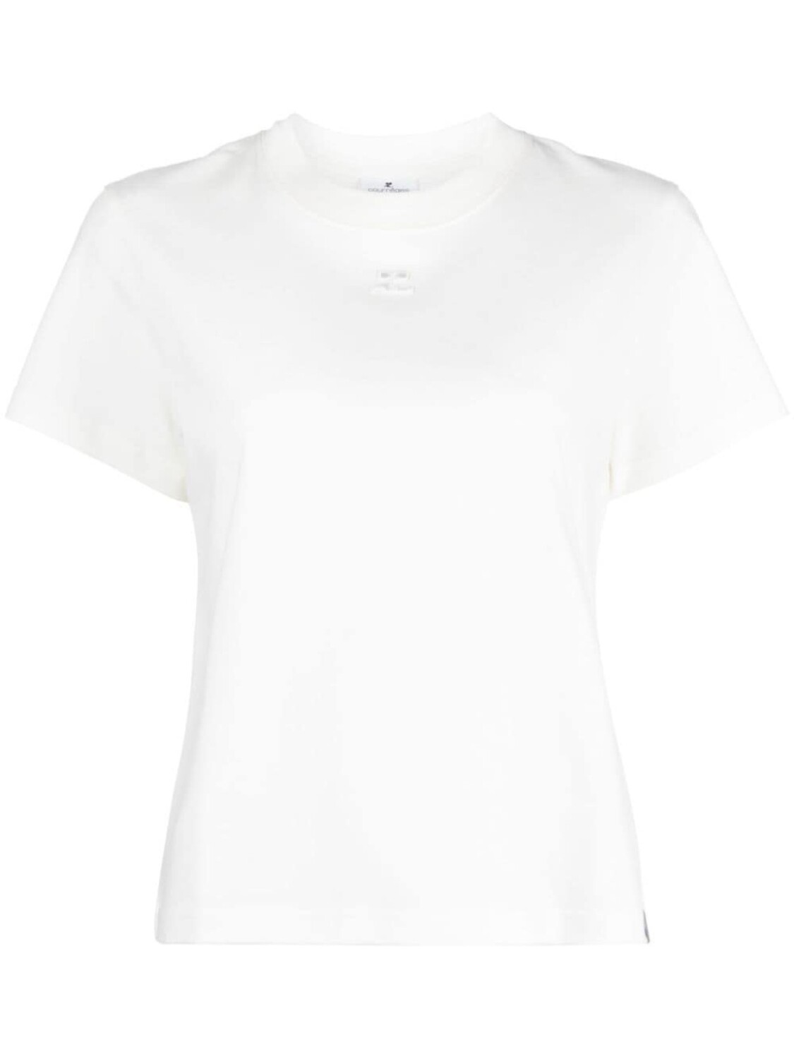 

Courrèges футболка с логотипом, белый