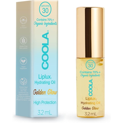 Солнцезащитное масло для губ Liplux SPF 30 с маслом камелии и жожоба 3,2 мл Coola — фото 2