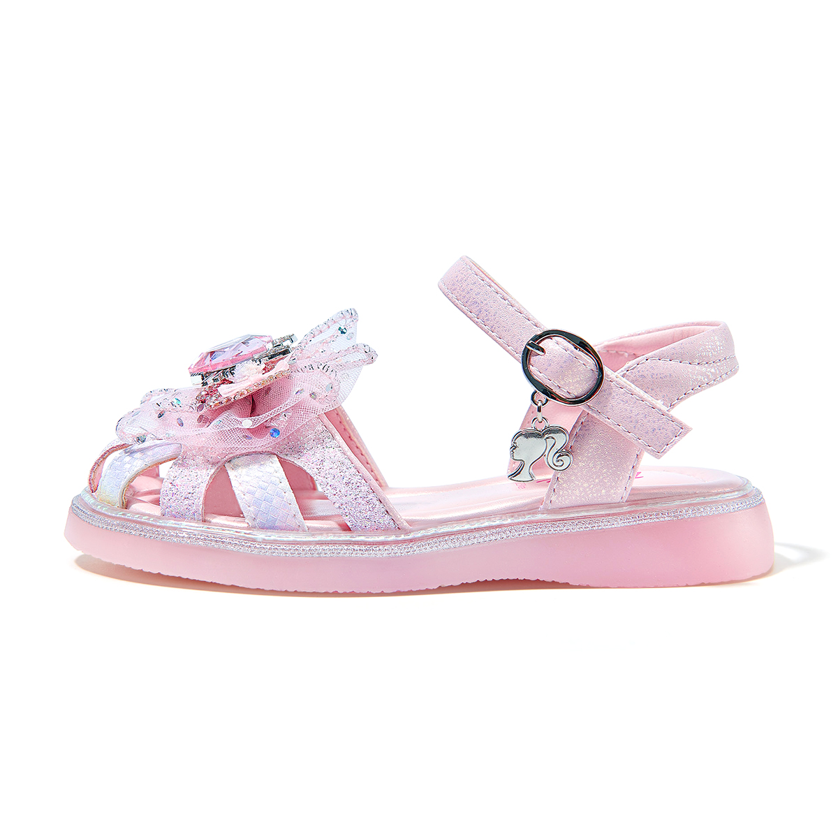 

Дышащие низкие детские сандалии для детей от 3 до 7 лет Barbie, розовый