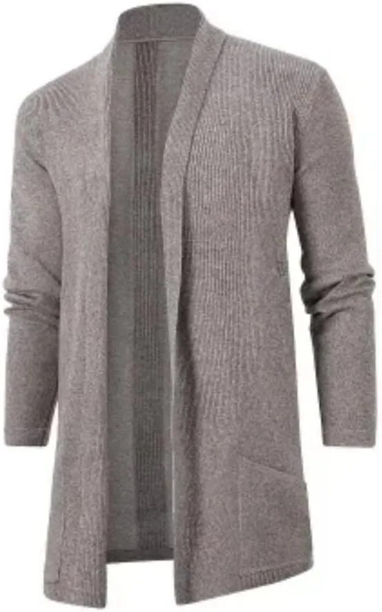 

Мужской кардиган с воротником стойкой