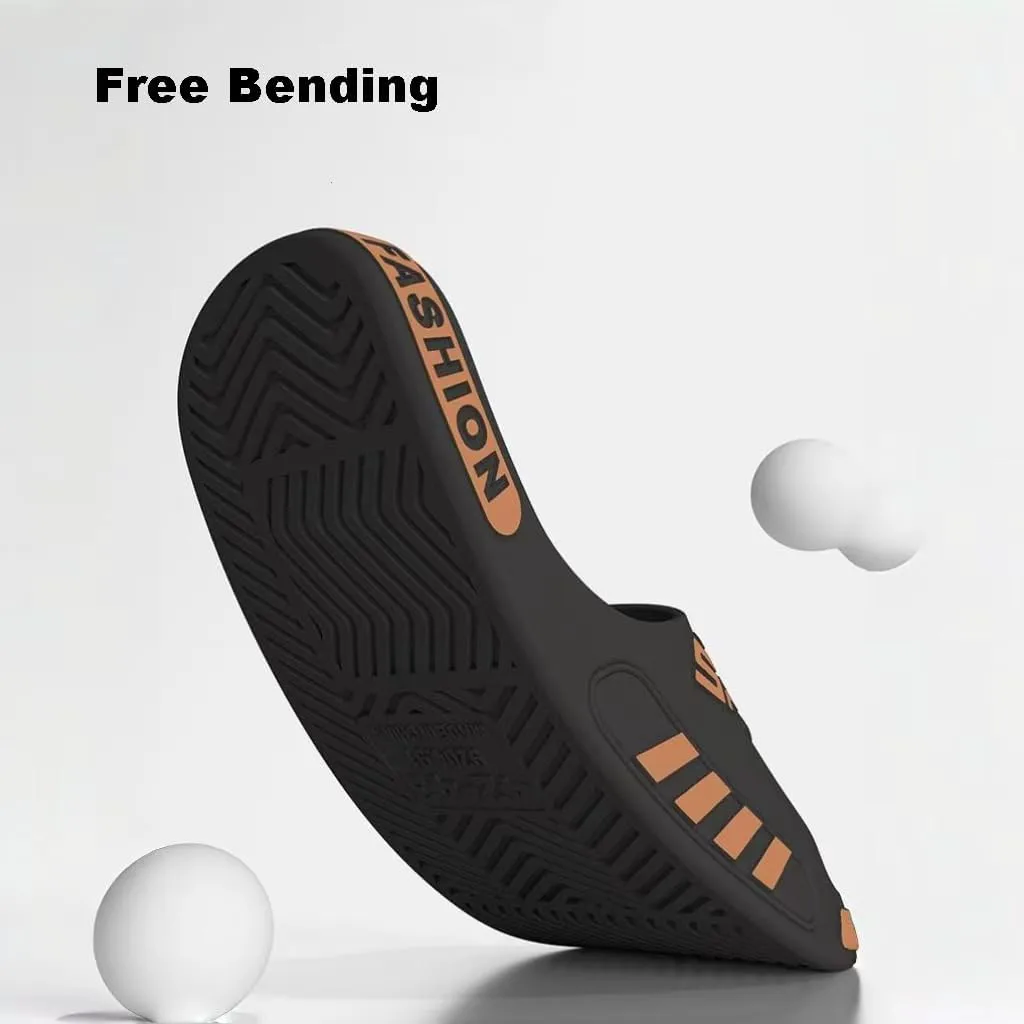 

Мужские тапочки уличные спортивные сандалии модный спорт мягкие шлепанцы летние пляжные туфли Roadas, черный