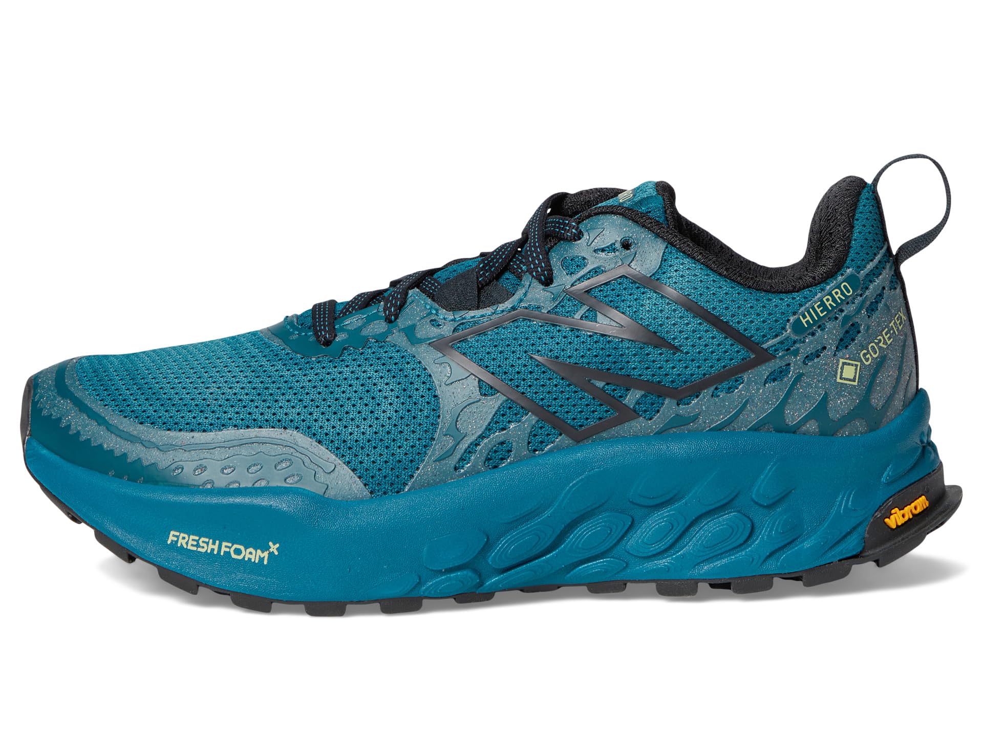 Кроссовки New Balance Fresh Foam X Hierro V8 Gore-Tex, Deep Sea/Black — фото 4