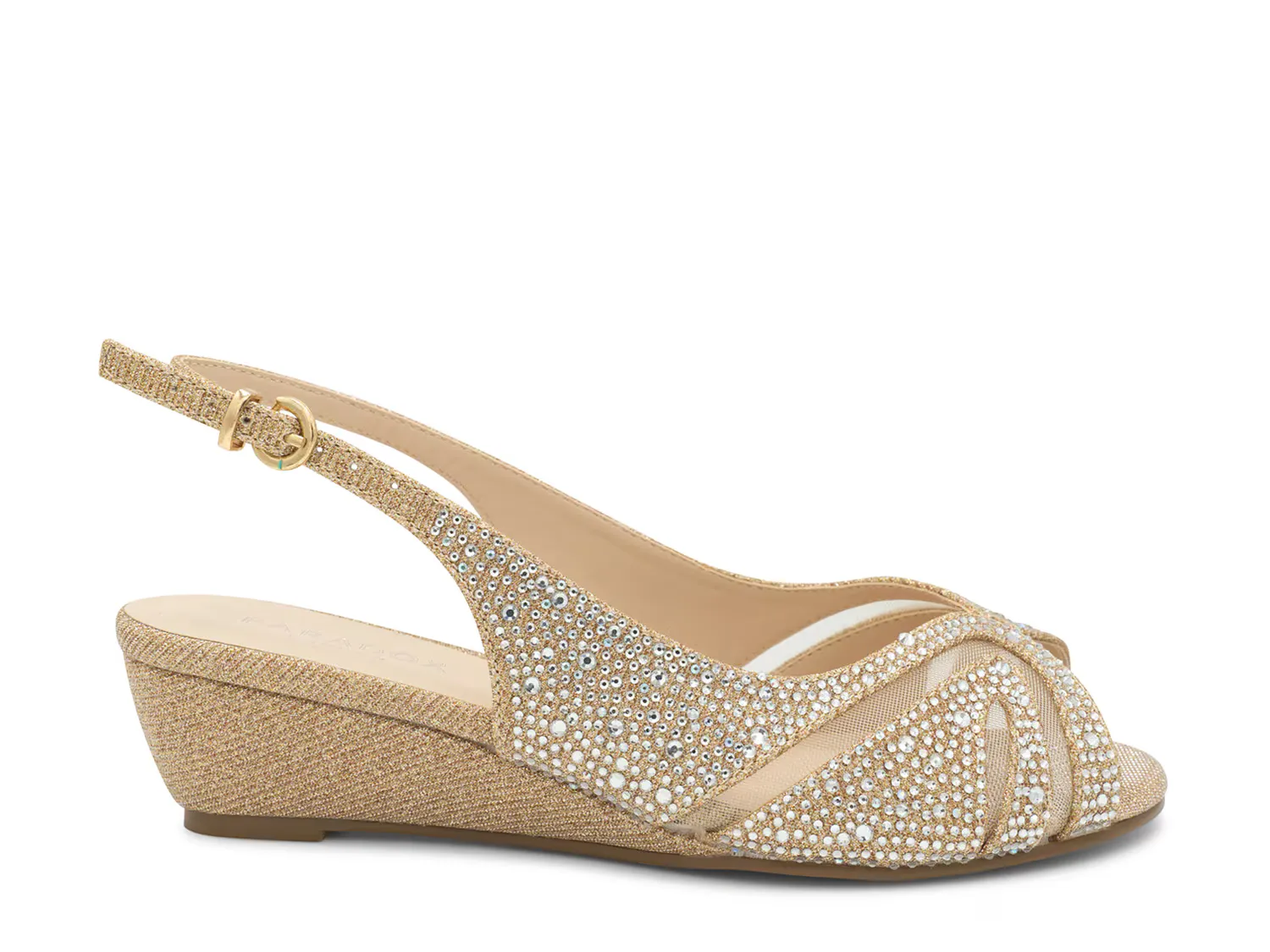 Сандалии Jocelyn Wedge Sandal Paradox London, цвет champagne — фото 4