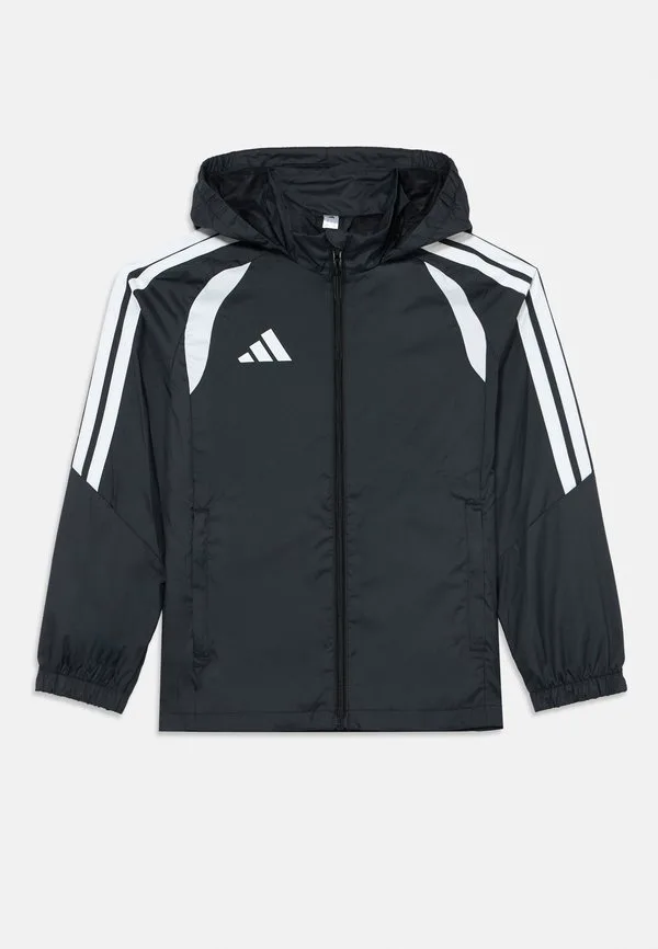 Детская ветровка tiro league, тренировочная куртка унисекс Adidas Performance, Black/White