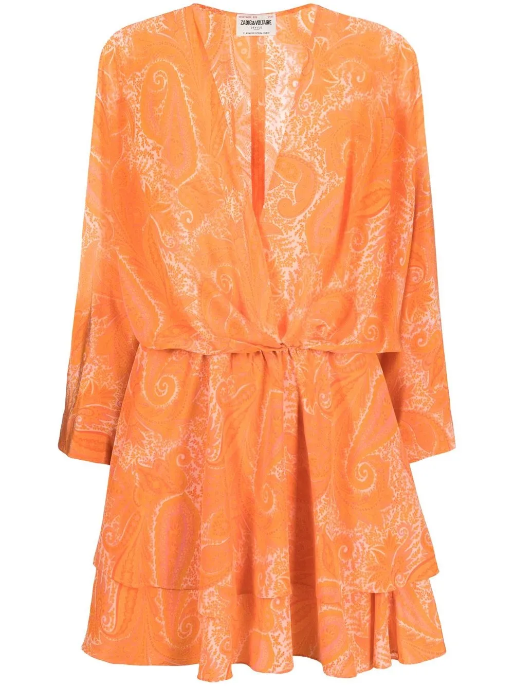 

Платье Hailey с принтом пейсли Zadig&Voltaire, оранжевый