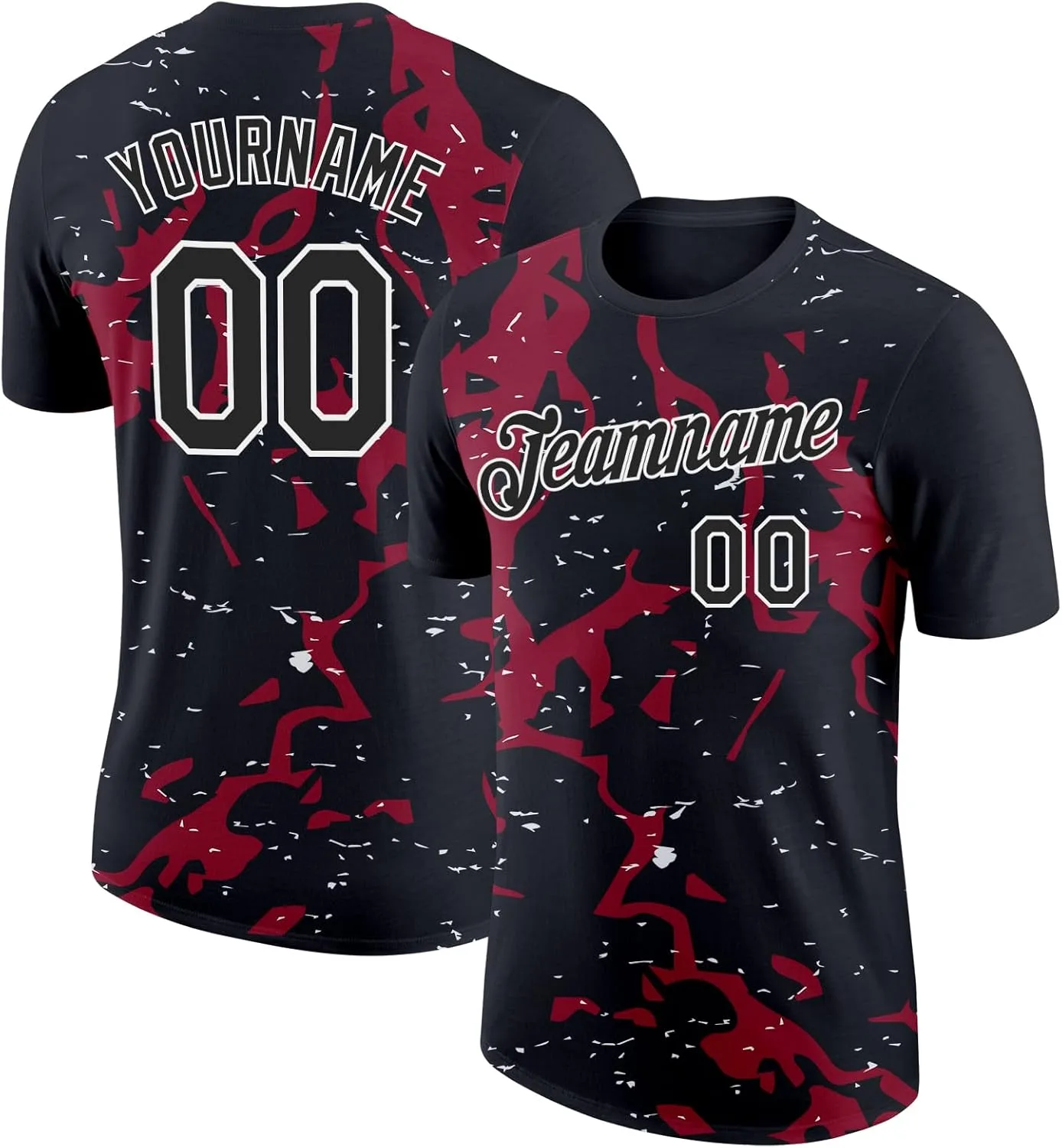 

Футболка Casual с принтом для спортивных команд WLIIRIRE