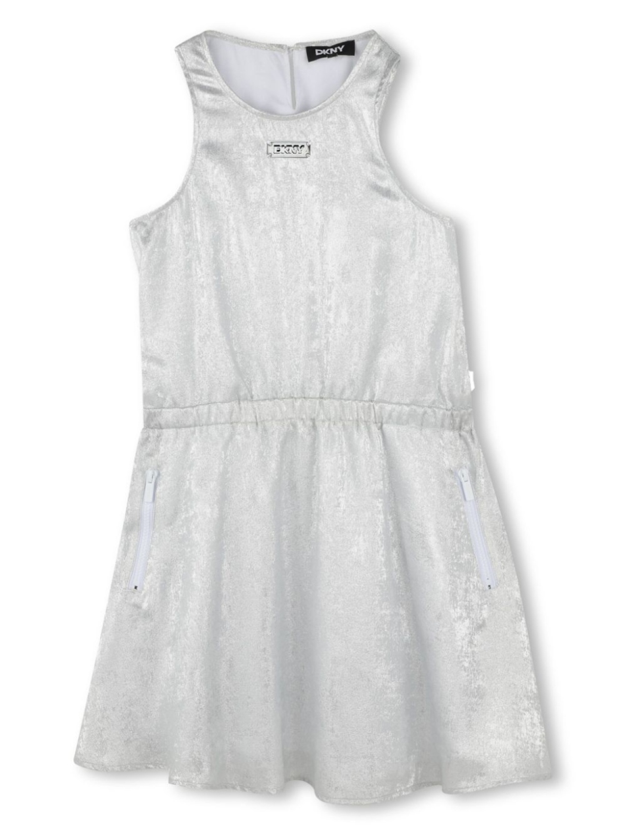 

Dkny Kids платье с логотипом, серый