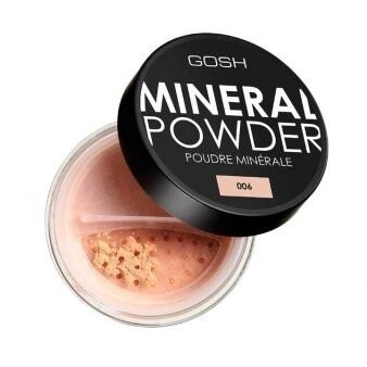 

Рассыпчатая минеральная пудра 006 Мед, 8 г Gosh, Mineral Powder