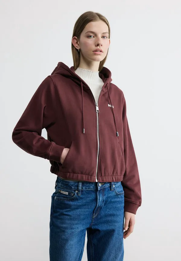 

Толстовка на молнии с изображением страусов эму Boss, Dark Brown, Коричневый, Толстовка на молнии с изображением страусов эму Boss, Dark Brown