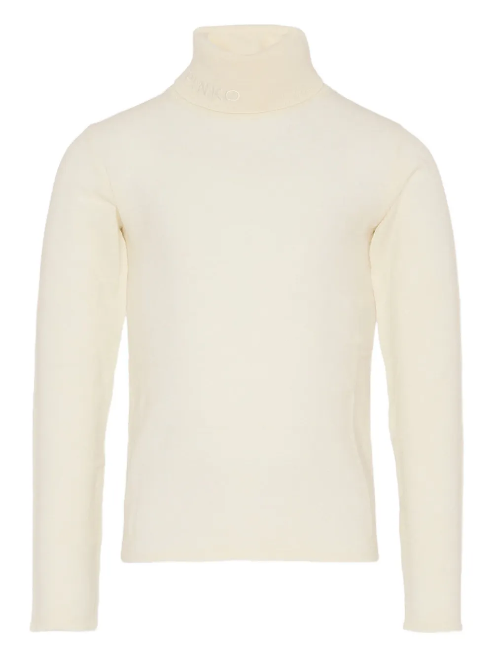 

Свитер с воротником-стойкой Pinko Kids, белый