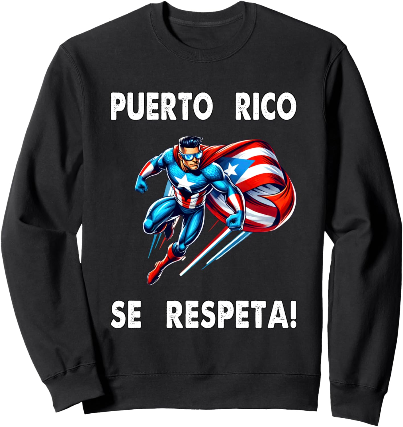 

Толстовка с флагом протеста супергероев Puerto Rico Se Rezpeta Boricua Puerto Rico Se Respeta Collection, More Here, черный