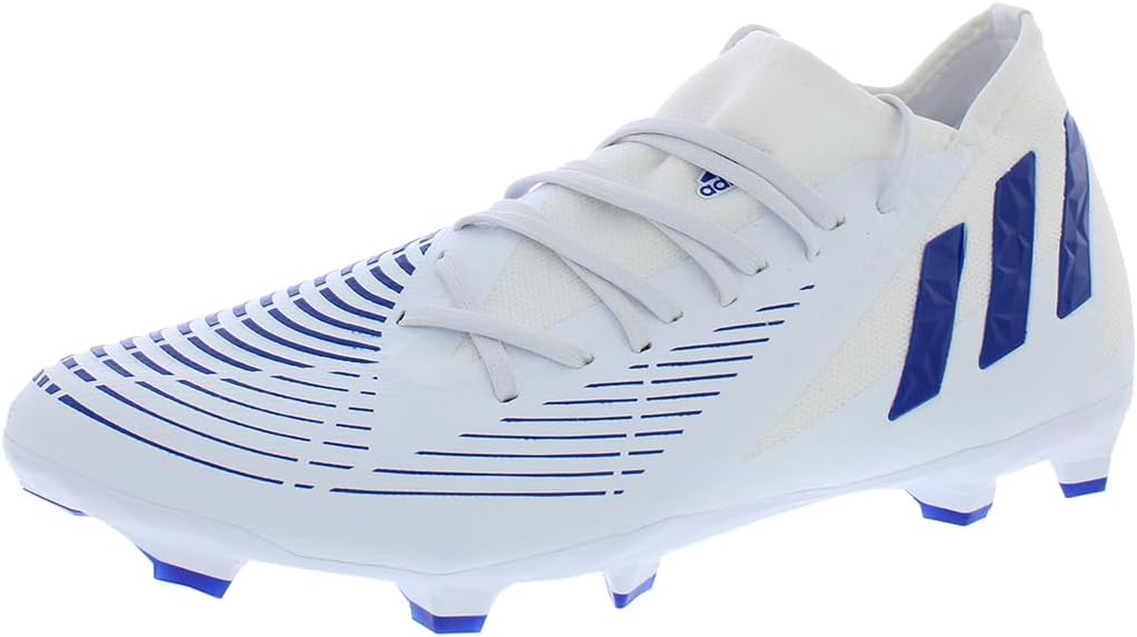 

Футбольные бутсы Adidas Unisex Edge.3 для твердого грунта, белый/синий